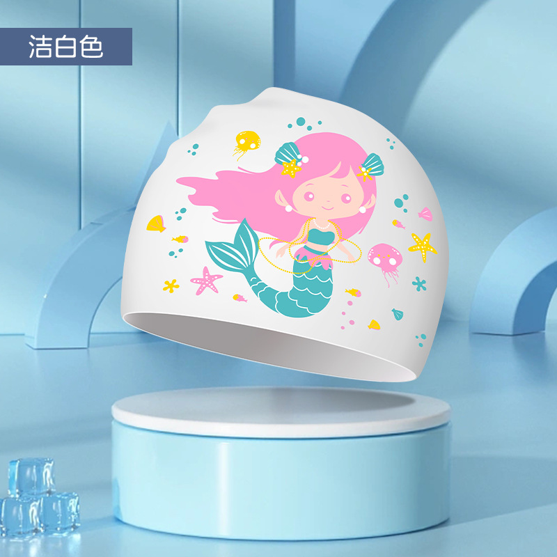 Kids Boys Girls Swim Cap High  - Swim Cap Silicone review and price