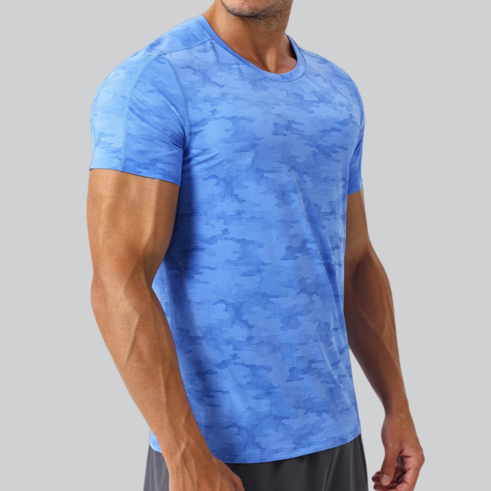 Men's Round Neck T-Shirt Sport - Sports Equipment Logo review and price