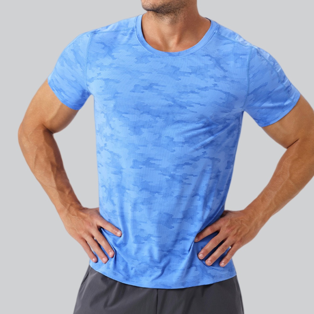 Men's Round Neck T-Shirt Sport - Sports Equipment Logo review and price