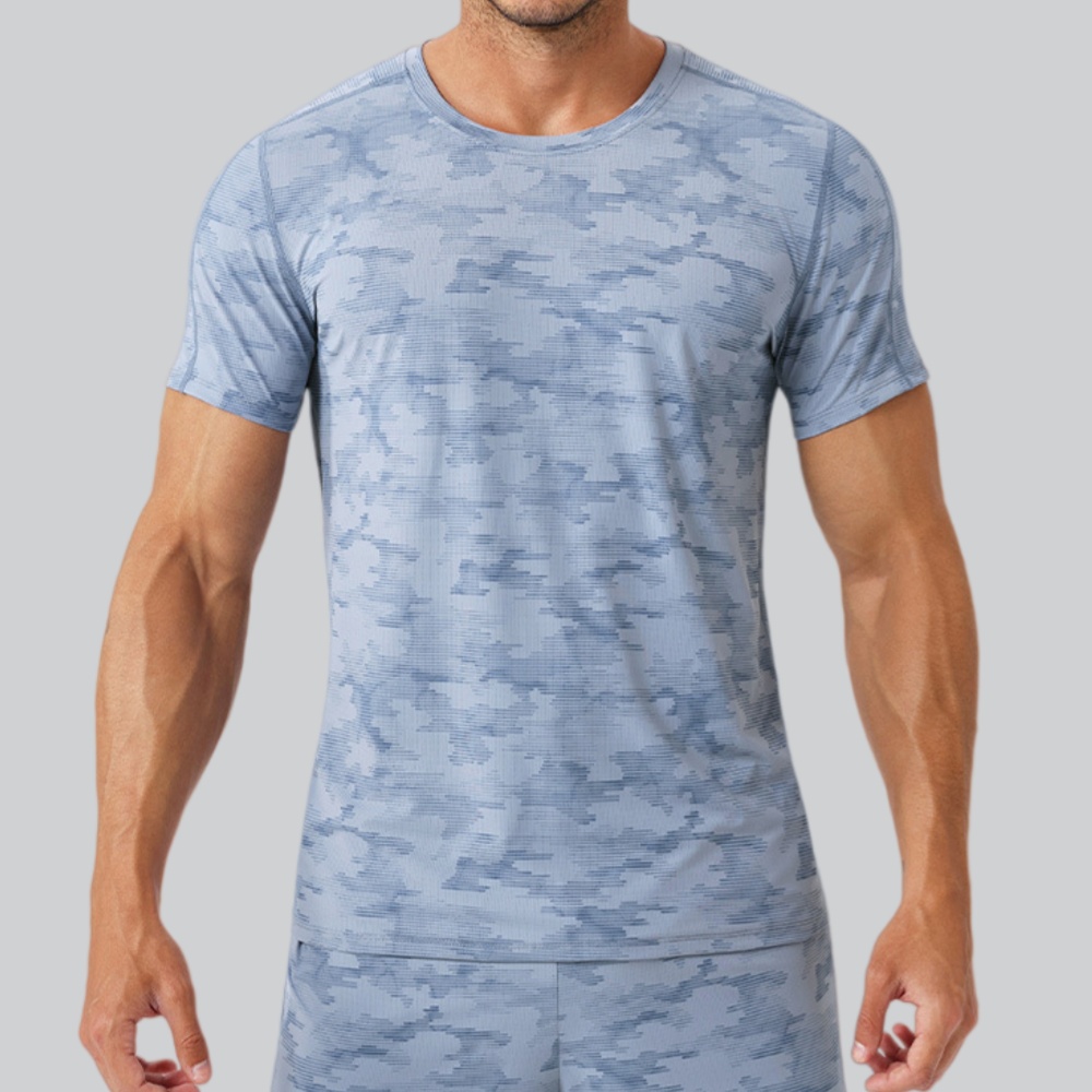 Men's Round Neck T-Shirt Sport - Sports Equipment Logo review and price