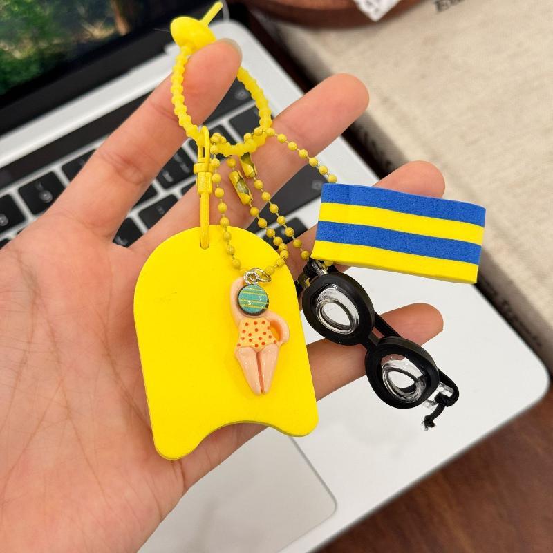(N) Keychain Swim Themed Keych - Swimming Kickboard review and price