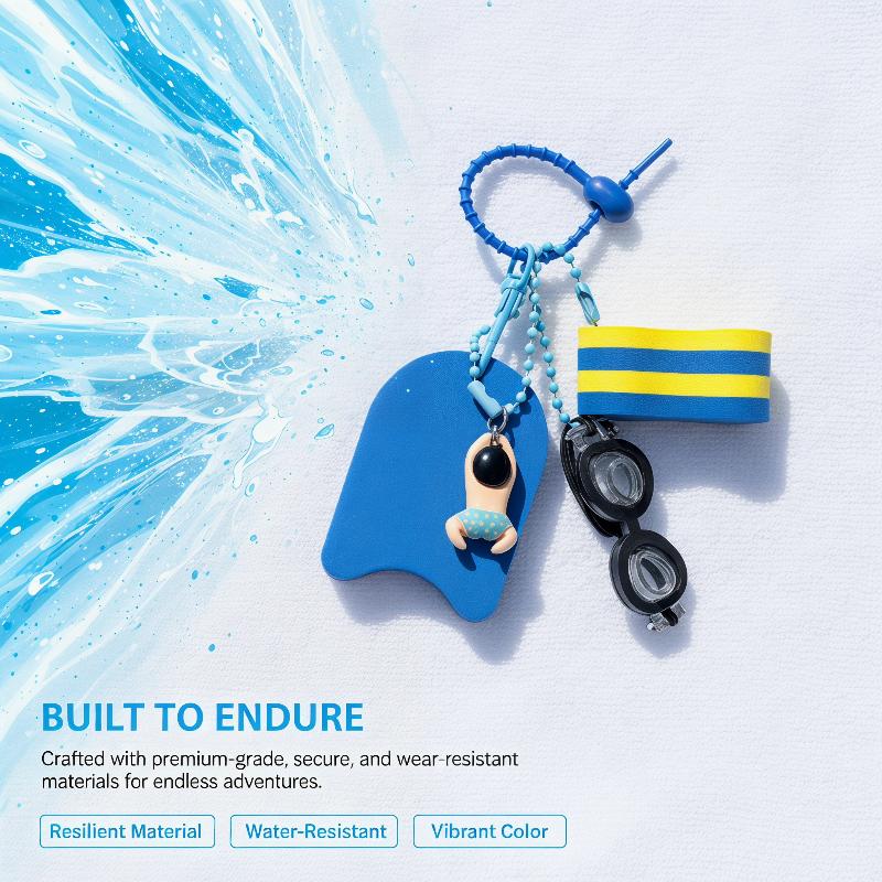 (N) Keychain Swim Themed Keych - Swimming Kickboard review and price