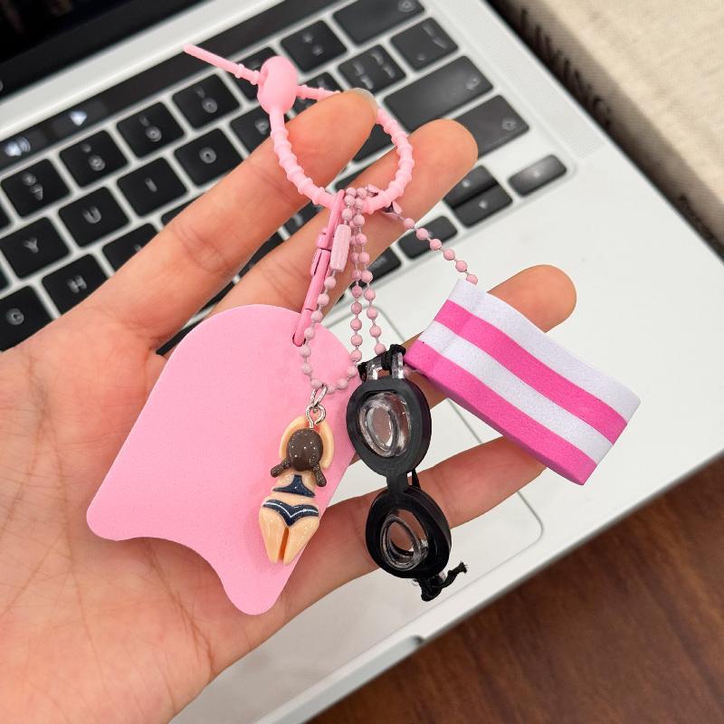 (N) Keychain Swim Themed Keych - Swimming Kickboard review and price