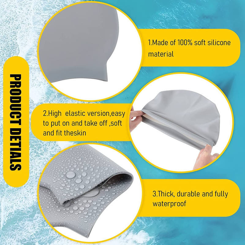 Custom logo Silicone Swimming  - Swim Cap Silicone review and price